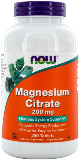 Magnesium Citrate 200 mg 250 Tablets